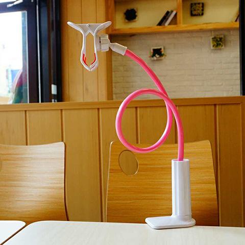 Soporte de teléfono móvil soporte de teléfono móvil perezoso Escritorio de cabecera espiral soporte de teléfono móvil soporte de coche entrega de una pieza