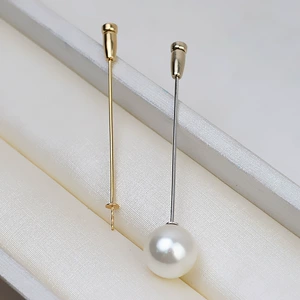 Аксессуары, золотая эластичная брошь на лацкан, DIY, 18 карат