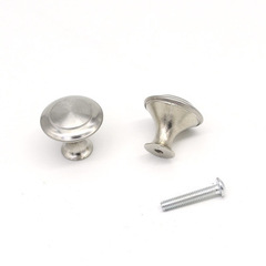 Stainless steel handle, single hole handle 906 handle 908 handle stainless steel round drawer cabinet handle brushed