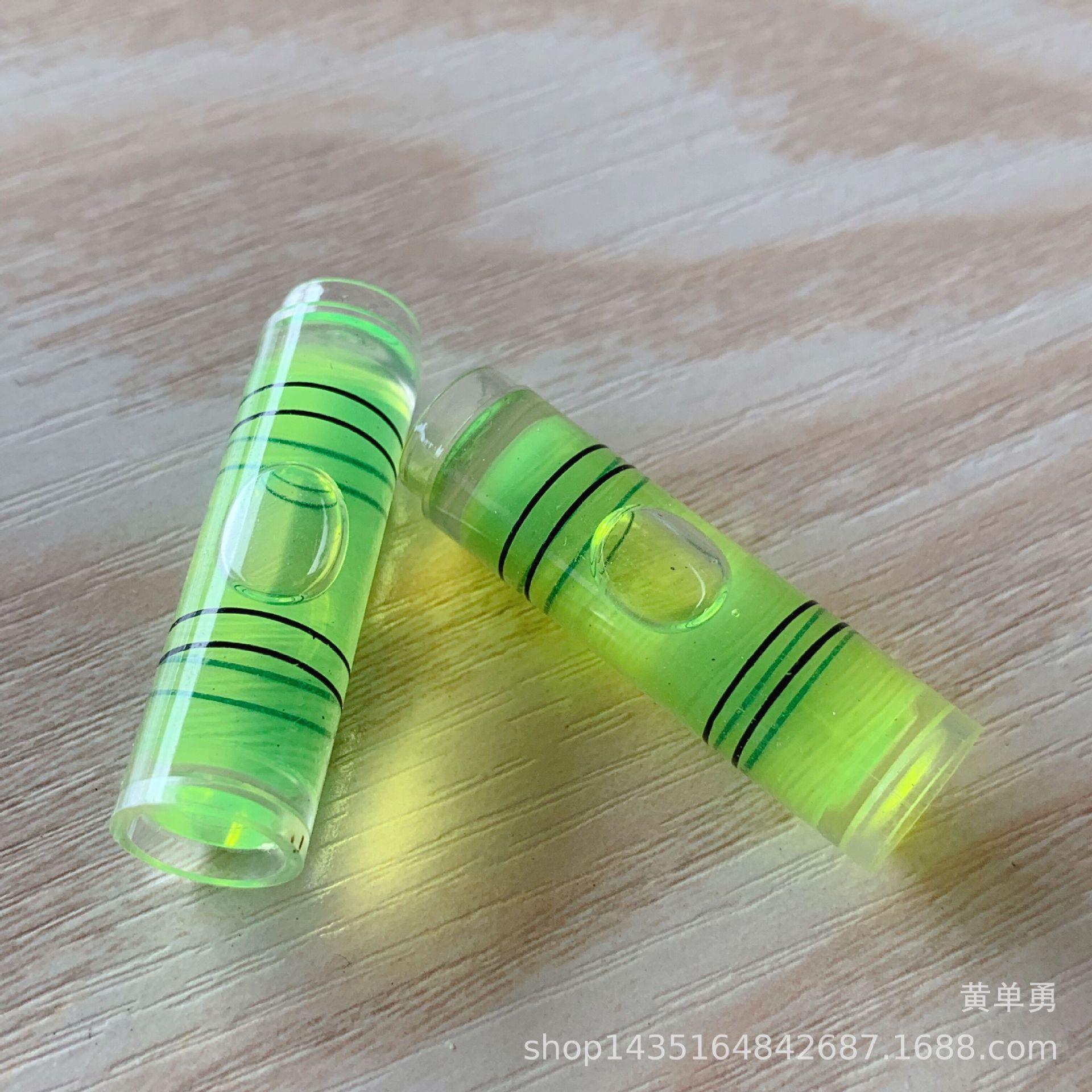 供应10*35mm偏心水平泡水准泡水平仪水平珠圆柱形相框配件