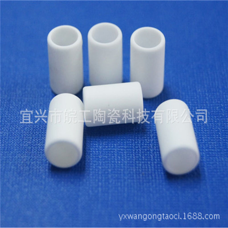 95氧化铝工业陶瓷保险丝管道ZTA复合通管吸水透气微孔陶瓷过滤芯