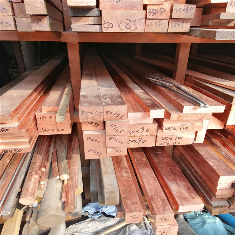 通电性强铜电极TU2无氧紫铜排 镀锡铜排耐氧化腐蚀