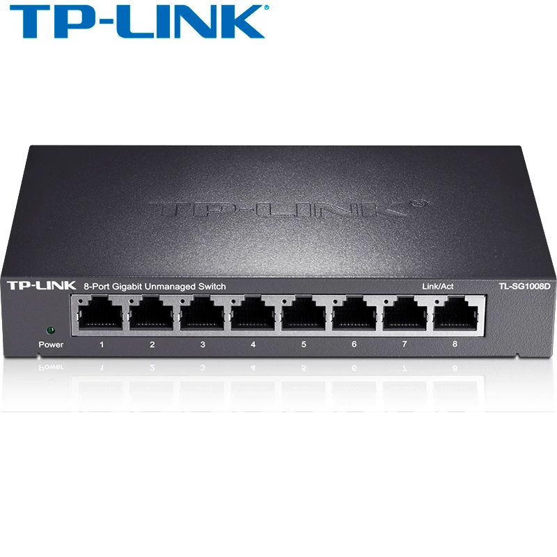 Оригинальный TP-LINK 8-портовый все-гигабитный переключатель 1000 м сетевой мониторинг переключатель