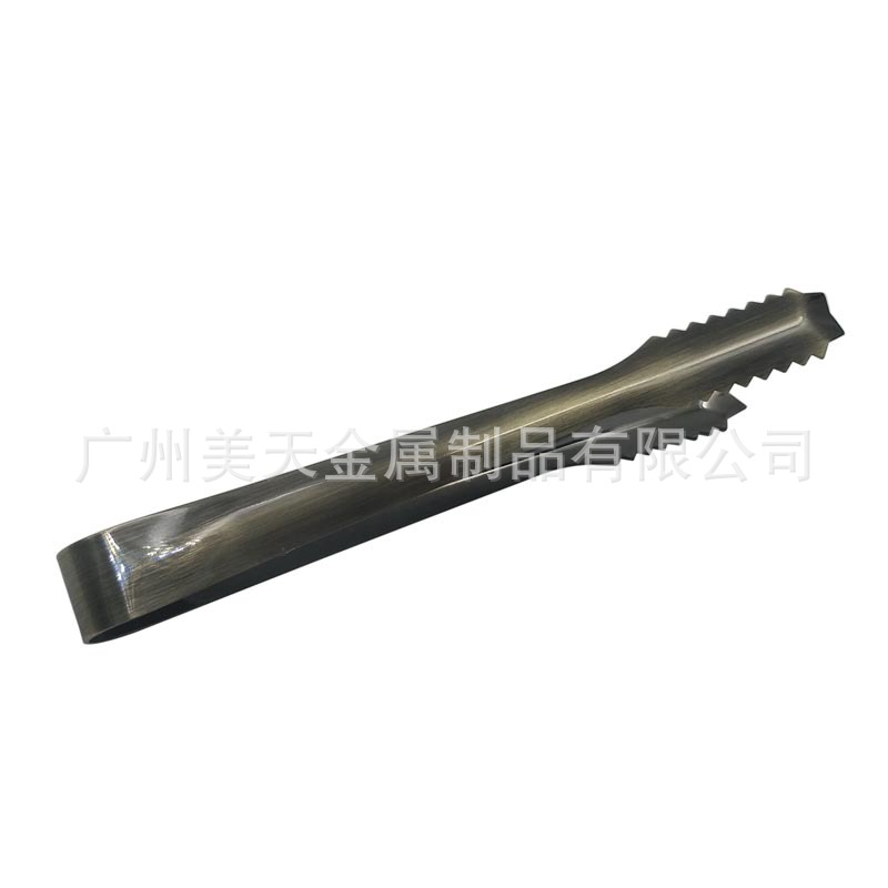 304 clip de hielo de acero inoxidable engrosada clip espesado whisky cóctel cubo de hielo de azúcar clip de toalla de tamaño pequeño