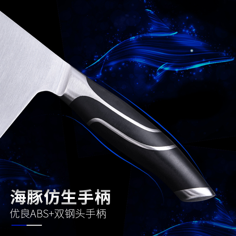 Cuchillos de cocina de acero inoxidable cuchillo cortador afilado cortador de acero al por mayor fábrica de Yangjiang