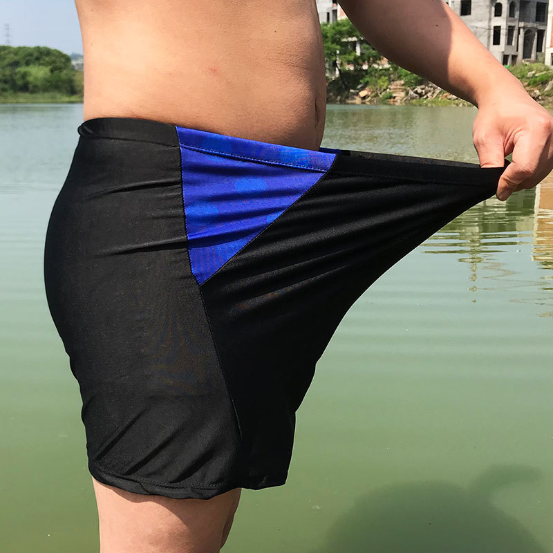 Traje de baño Boxer para hombre cómodo traje de baño para hombre poliéster tallas grandes 280kg sueltas bañador de aguas termales