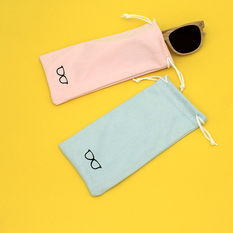 Glasses Accessories Glasses Bag Myopia Sunglasses Sunglasses Reading Glasses Suede Glasses Cloth Drawstring Storage Bag