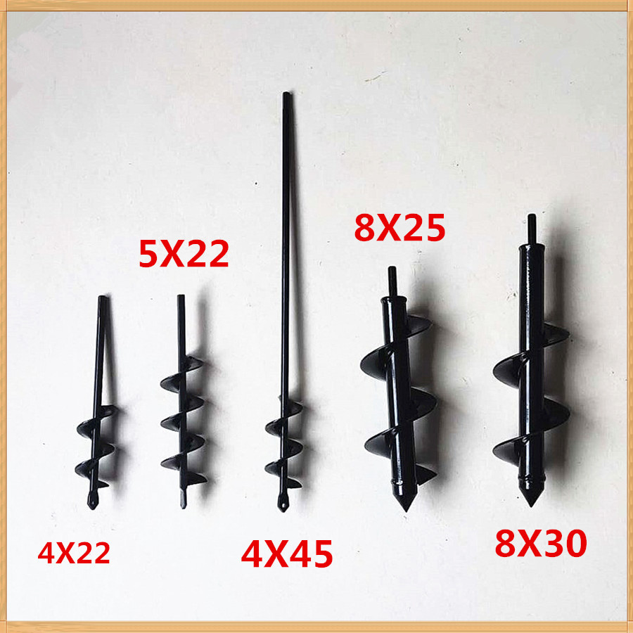 直销花园种菜松土钻头种花钻地钻头地钻机配件手提式螺旋钻头钻杆