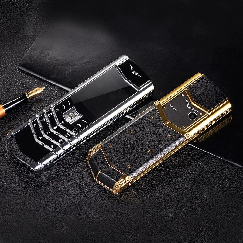 Мобильный телефон (Vertu Weitu V10) роскошный телефон для пожилых, кожаный дизайн, двухрегиональные цвета