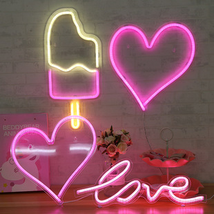 Color gorgeous acrylic popsicle Backboard lamp Type Light Decoration Night Light LED Light Light