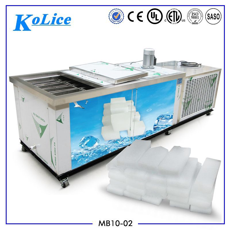 商用不锈钢全自动大产量制冰机 商用方冰机 家用冰块机日产量一顿