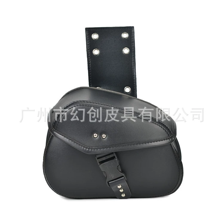 Быстрая пряжка черного мотоциклетного седельного мешка