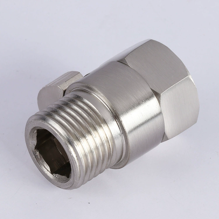 Chuangtian Оборудование Медный корпус Хромированная проволока Матовый NK-025 Прямой клапан Клапан холодной и горячей воды Пистолет-распылитель для душа Открытый