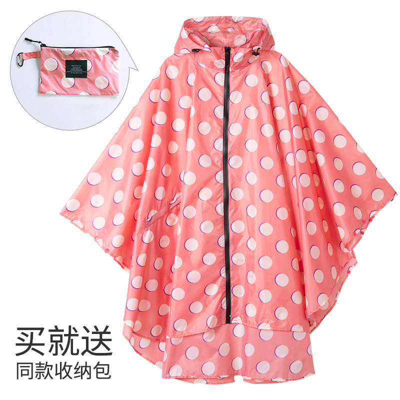 Fabricantes venden japonés Corea del Sur moda Capa delgada hombres y mujeres adultos impermeable poncho mochila ciclismo Amazon comercio exterior image 30