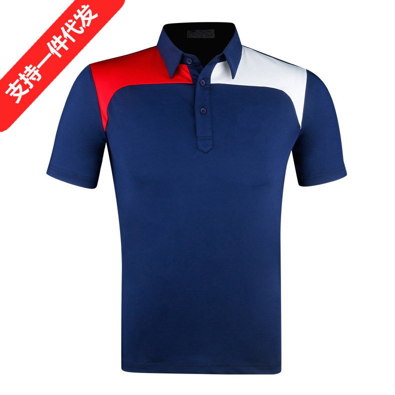 2024 Golf Clothing Men's Outdoor Sports Short-Sleeved T-Shirt Breathable and Sweat-Wicking Polo Shirt Jersey No-Iron Top