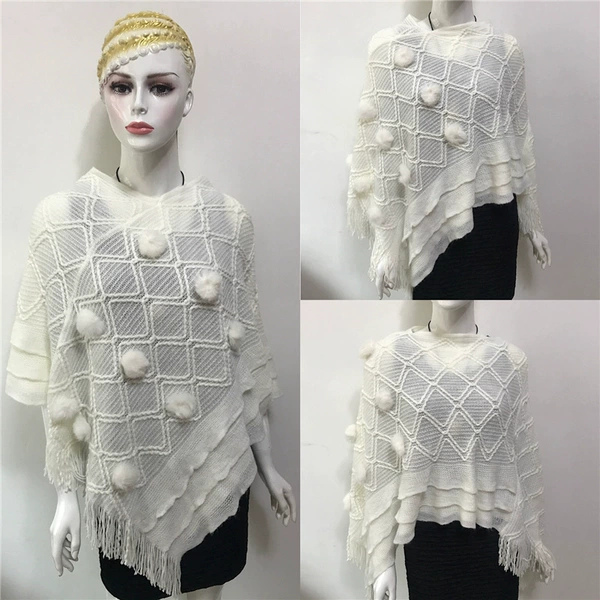 Leaf hair ball white