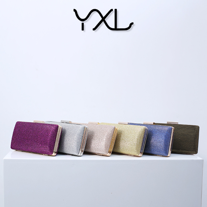 Bolso de noche elegante europeo y americano bolsa de banquete vestido de noche embrague bolsa de hombro entrega de una pieza