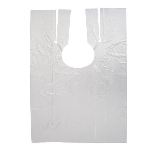 Disposable hair dye cape waterproof thick plastic cape hairdressing scarf neckerchief elastic opening beauty hairdressing supplies wholesale