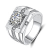 Trend wedding ring for beloved, zirconium, European style, wholesale