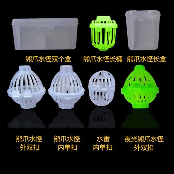 Factory supply water monster cage fishing blue silver carp and bighead carp fishing group bear claw mine cage floating fishing fishing accessories