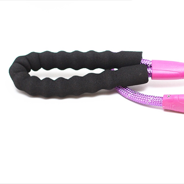 Sponge rubber black handle with leash
