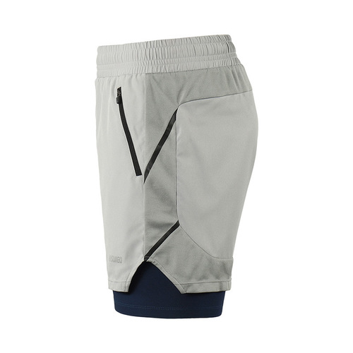 Three-point loose (with inner mesh) breathable marathon fitness running shorts B191