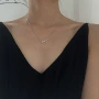 气质个性简约s925锁骨链