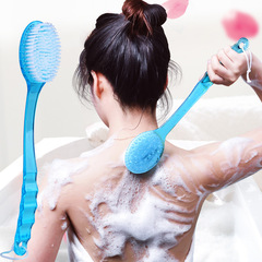 Shower Brush Bathroom Gadget, Long Handle Bath Scrub, Soft Bristle Shower Brush, Factory Price Wholesale