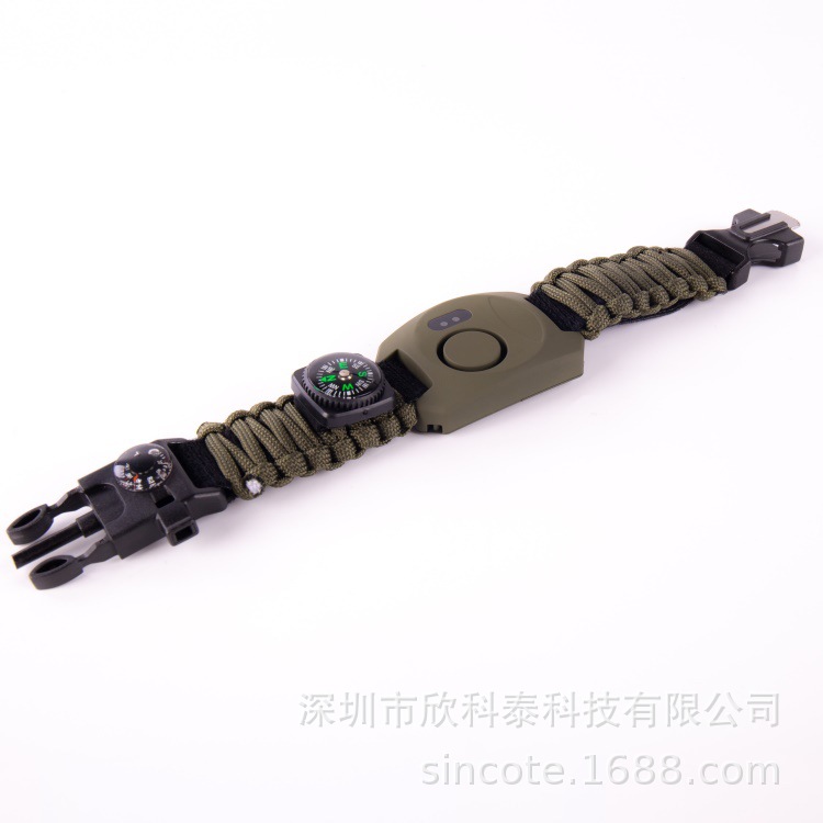 Xinketai 19 new watch personal alarm factory direct outdoor emergency anti-wolf alarm umbrella rope