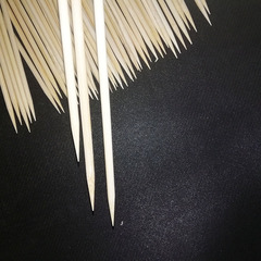 Factory direct sales BBQ bamboo skewers BBQ marshmallow skewers thickened bag packaging barbecue supplies tools