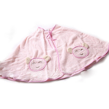 纯棉儿童卡通浴披浴衣童被 系带式 厂家 批发STP001