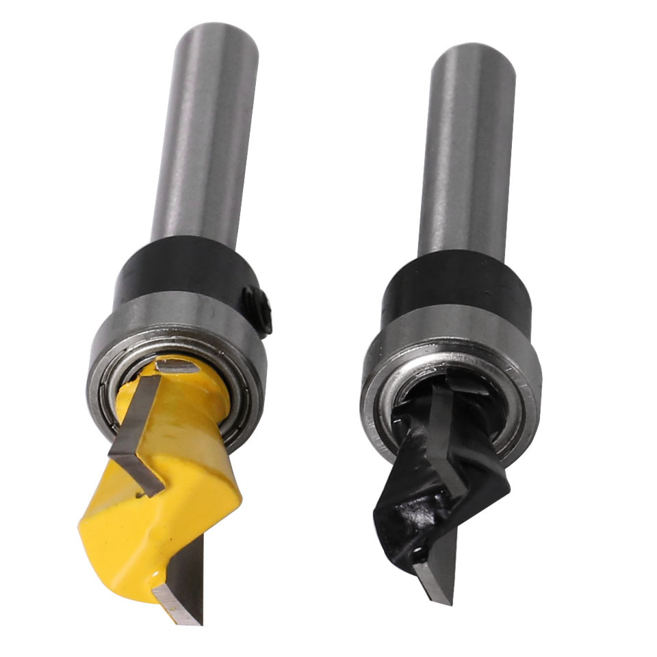 Cojinete de imitación cortador de cola de milano ranura fresadora carpintería fresadora cortador de corte máquina de corte cabeza máquina de grabado Gong cuchillo cortador de boca