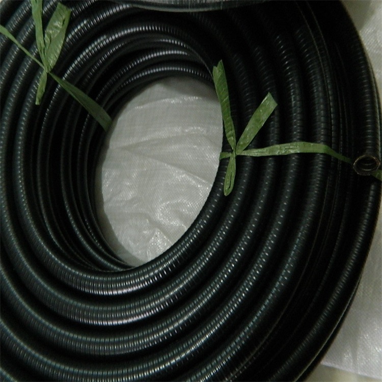 内蒙双扣不锈钢包塑软管 抗拉防水阻燃电气配线保护套管6分