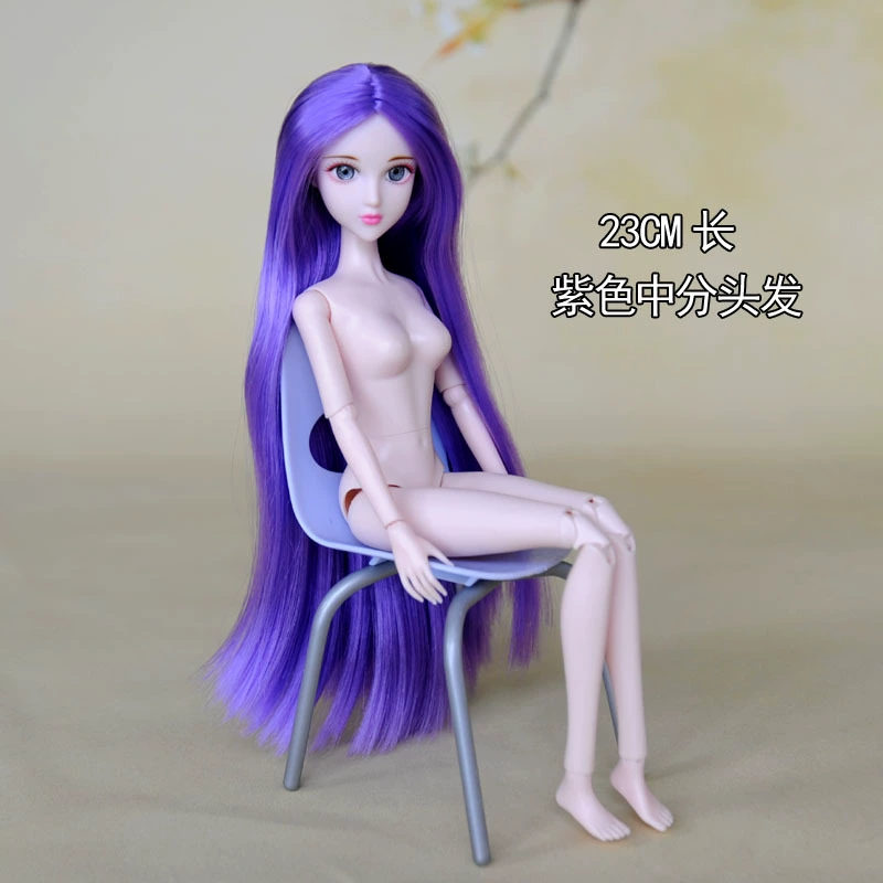 Голова куклы BJD 6 частая сердечная кукла, официальный мейкап, 3D-глаза, голова куклы, обхват головы 11 см