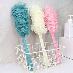 Bath brush, long handle, bath brush, large size bath brush, bath ball, bath ball, bathroom soft bath brush