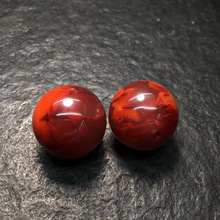 至臻珠宝厂家批发南红瓦西料散珠 满色满肉川料南红对珠 工厂批发