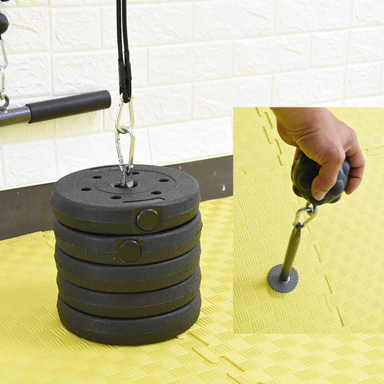 Accesorios de equipos de fitness Barbell pieza de soporte varilla de soporte de peso bandeja de soporte de campana bandeja brazo músculo entrenador Accesorios
