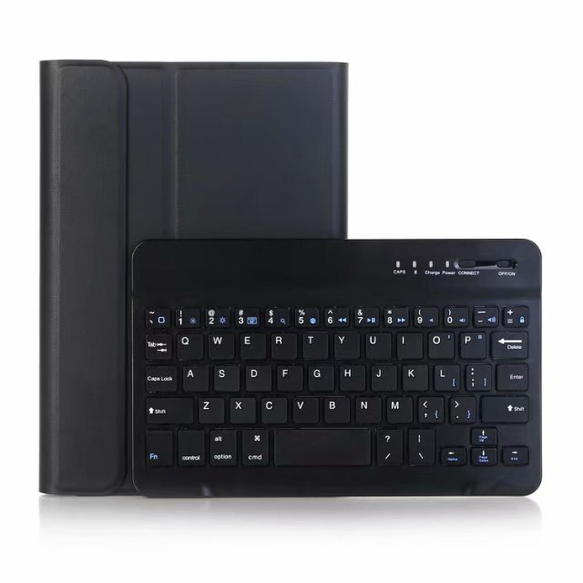 Suitable for Ipadmini5 Tablet Computer Bluetooth Keyboard Leather Case Wireless Protective Case Touchpad Touchpad