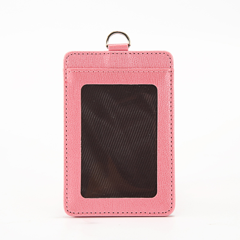 Fábrica al por mayor titular de la tarjeta de Trabajo de La PU imitación de cuero Tarjeta de Identificación estudiante insignia titular de la tarjeta de trabajo