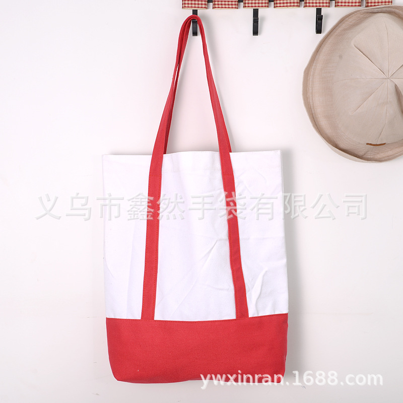 Supply New Cotton Canvas Thickened Reusable Handheld Cotton Bag Canvas Bag