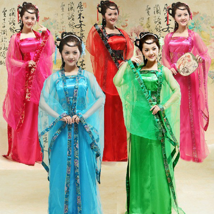 Hanfu female adult super fairy sexy Imperial Concubine skirt Chinese style ancient costume Seven Fairy performance costume journey to the West fairy costume