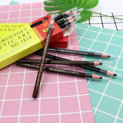 Eyebrow Pen Wholesale Multi-Color Threaded Eyebrow Pencil Easy to Use Threaded Eyebrow Pen 1818 Waterproof Threaded Eyebrow Pen Eyeliner
