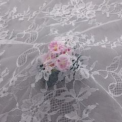 Best-selling running volume 1.5cm wide fabric, non-elastic eyelash large flower edge, lingerie and wedding accessories, lace eyelash edge
