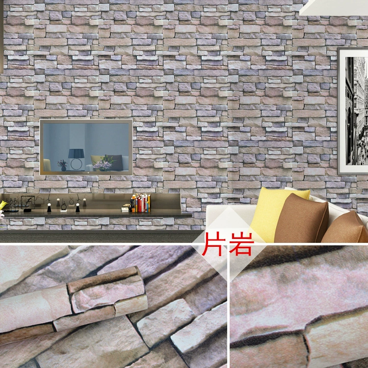 Self-adhesive Wallpaper Roll PVC, 45 cm × 9.8 m, peel-and-stick decorative brick patterns