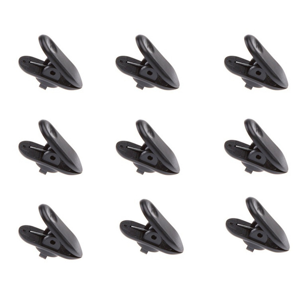 360-degree rotating headphone cable clip