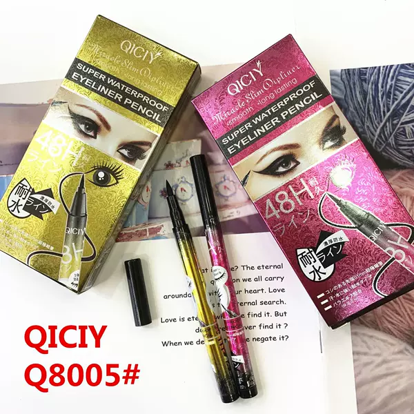 QICIY eyeliner pen waterproof non-blooming 48h eyeliner factory direct selling hot makeup