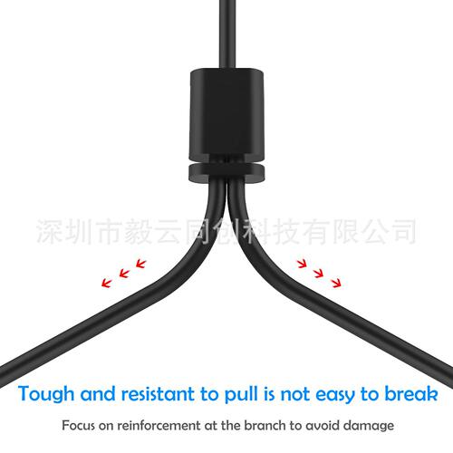 edelink audio cable type-c to 2rca mobile phone car speaker audio cable headphone cable