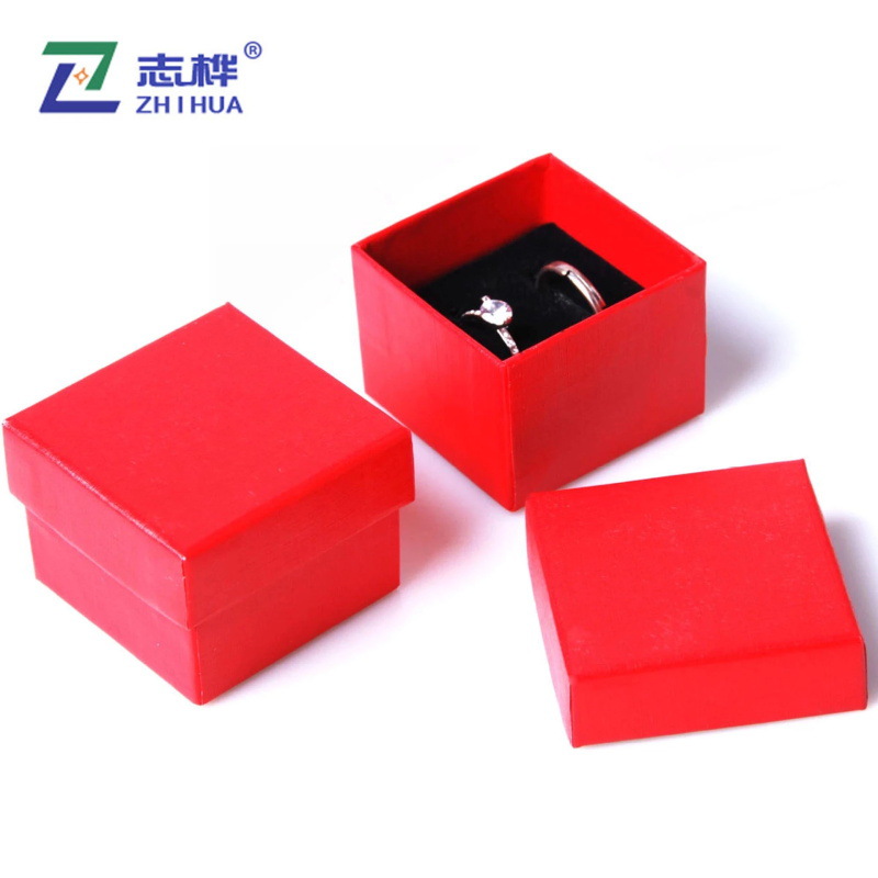 首饰盒 莱尼纹纸盒 精美饰品首饰盒简约戒指耳钉包装盒 一件代发