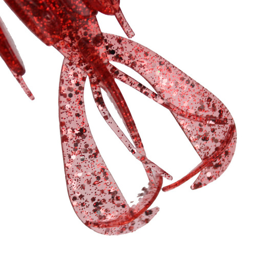 Weihe two-color multi-bearded soft shrimp lure soft bait soft prawn fake bait 10cm10g cross-border e-commerce Weihai fishing gear