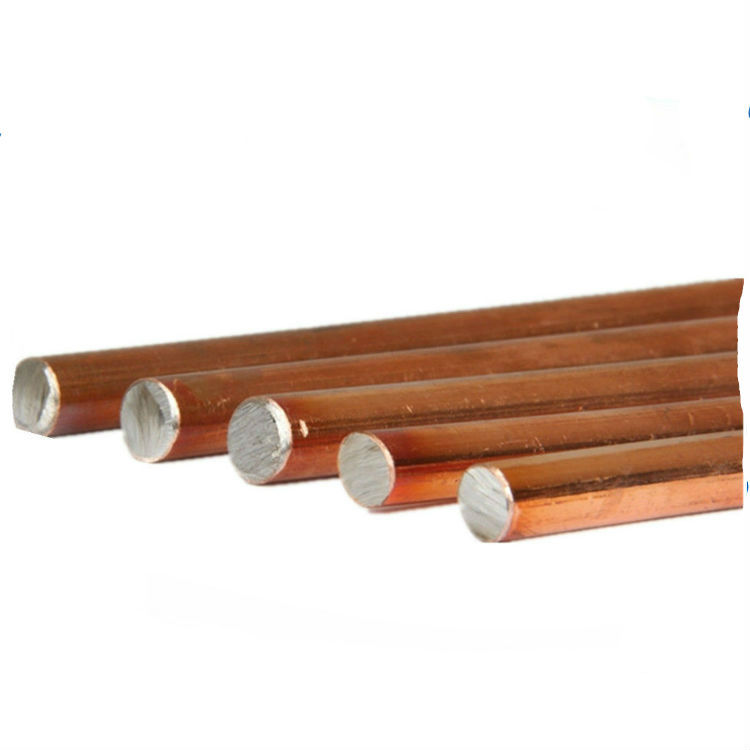 铜包钢接地棒镀铜接垂直地极直径14.2mm长1.5米，2.5米防雷专用